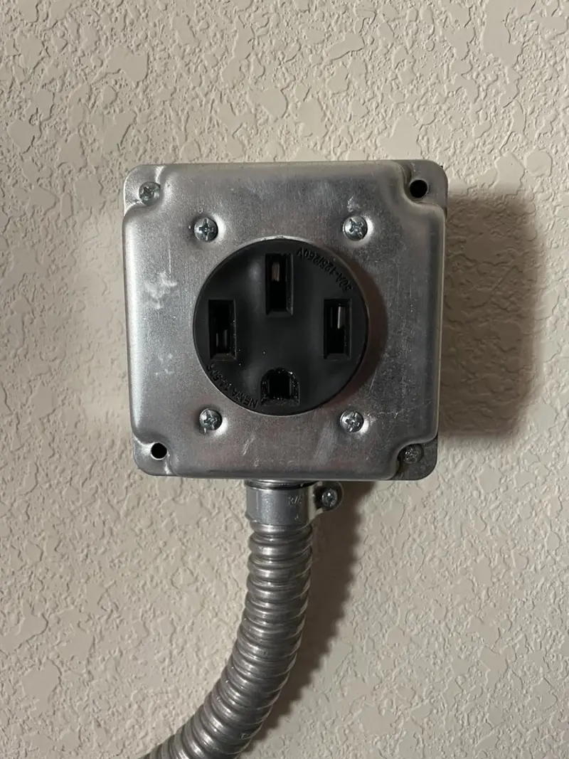 NEMA 14-50 outlet installed for Smart Home Electrical in Umatilla